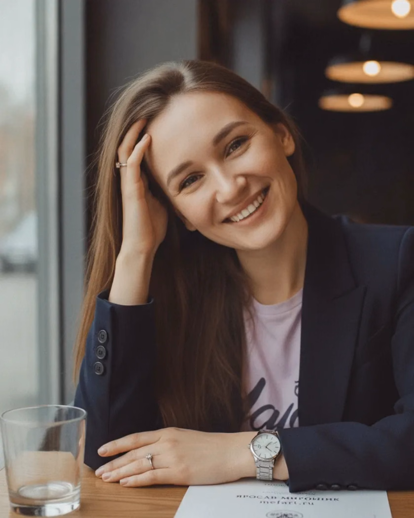 AI portrait example — editorial Paris